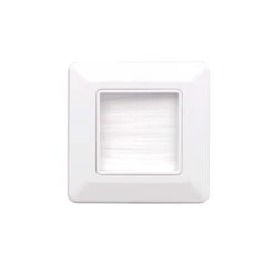 German-style Gang Brush Wall Plate VCELINK