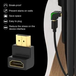 8K 90 Degree Angle HDMI Adapter VCELINK -VCELINK SHOP 4 5ed51a54 d98e 4c9f a8eb 6722667ea803