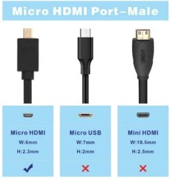 Micro HDMI Male To Female Cable VCELINK -VCELINK SHOP 51jTzy45BPL. AC SL1000