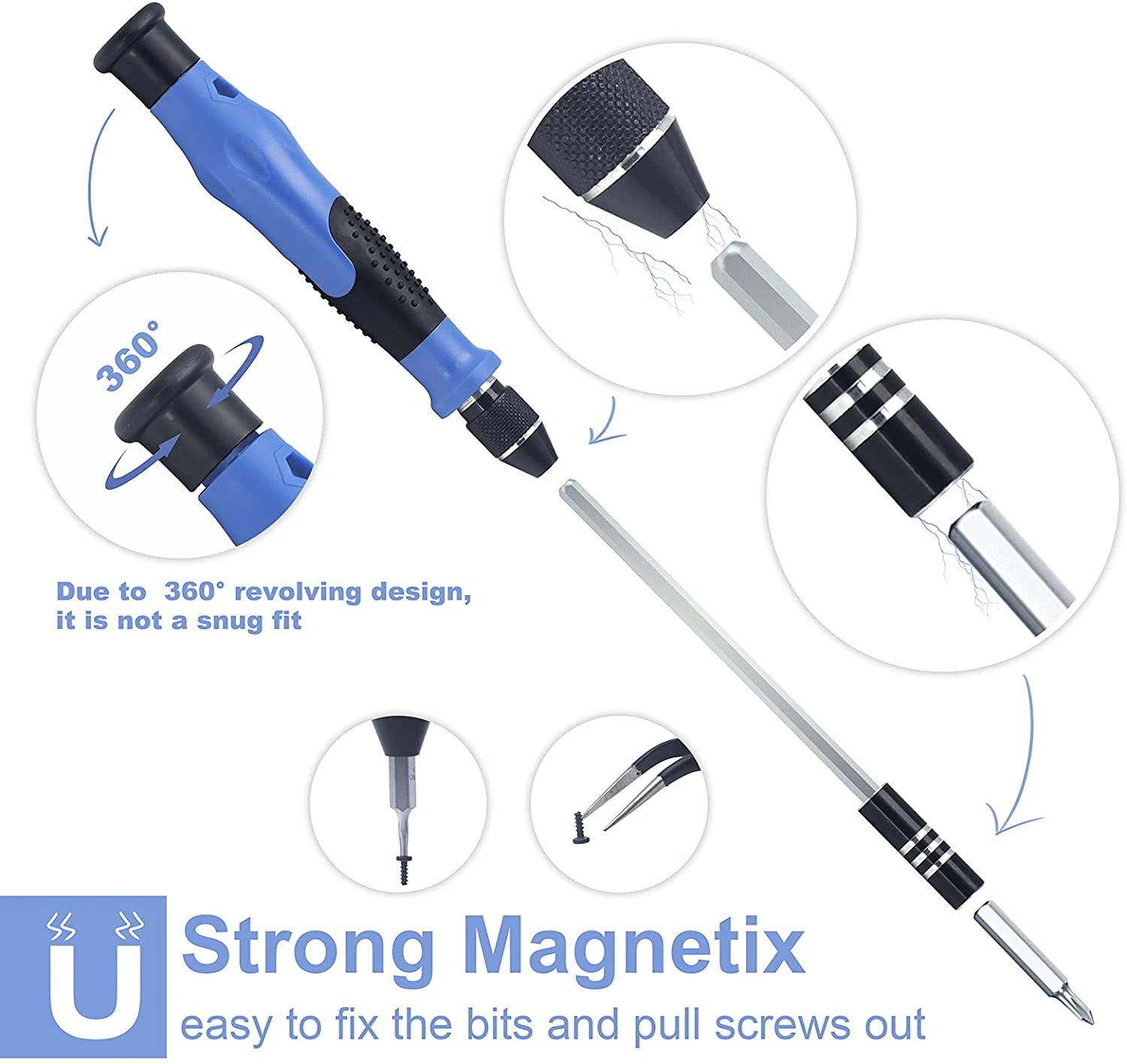Precision Screwdriver Set With Case VCELINK 8 Precision Screwdriver Set With Case VCELINK - Image 6