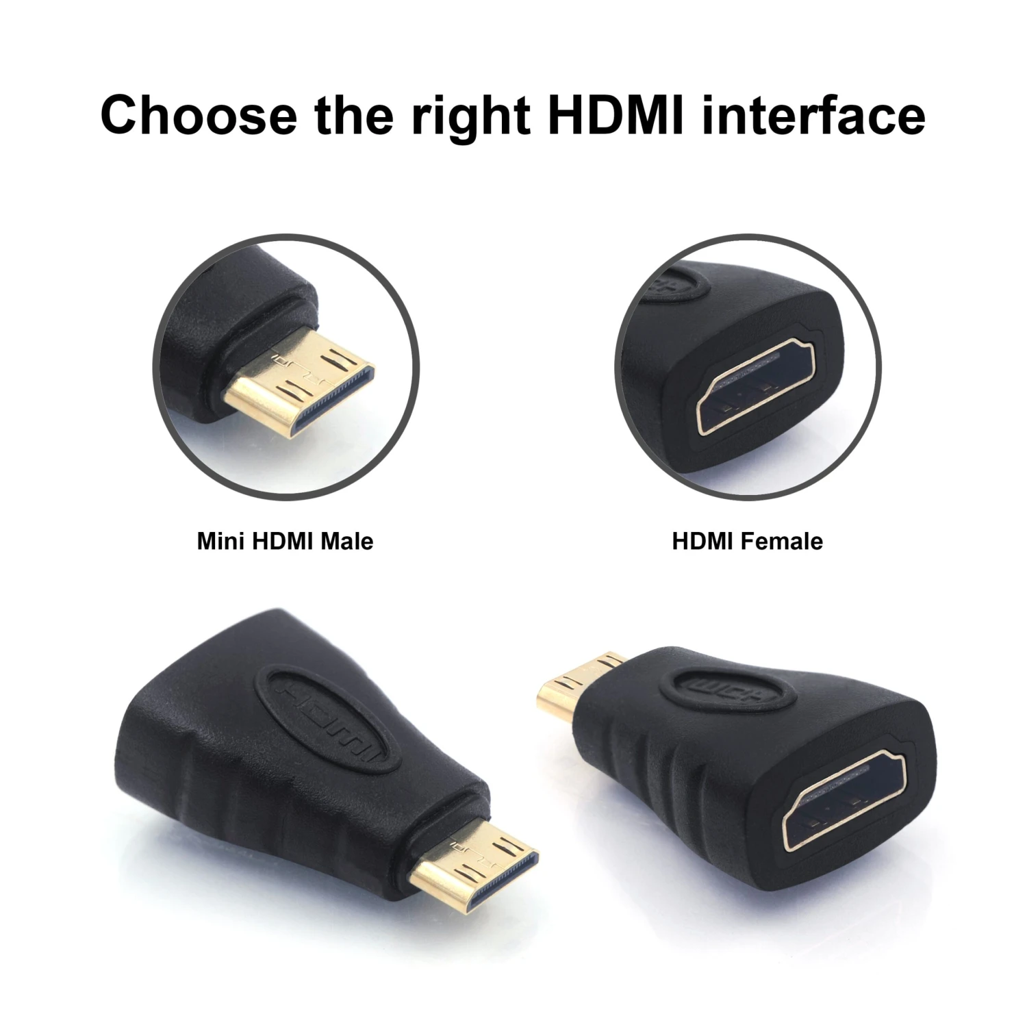 Mini HDMI To HDMI Adapter VCELINK 10 Mini HDMI To HDMI Adapter VCELINK - Image 8