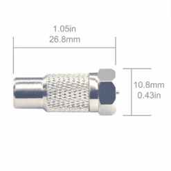 Coax To RCA Connector Male To Female VCELINK -VCELINK SHOP 7 ce05fcaa c780 4bf3 8614 5211e533d340
