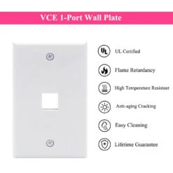 Keystone Wall Plate VCELINK -VCELINK SHOP A175 1 10P US5