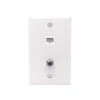 Coax And Ethernet Wall Plate VCELINK