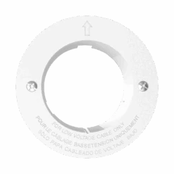 Round Pass-through Wall Plate With Rubber Insert VCELINK -VCELINK SHOP A189 Front 1