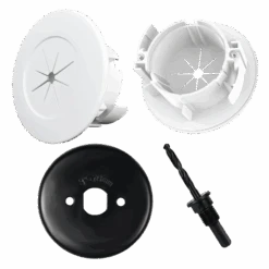 Round Pass-through Wall Plate With Rubber Insert VCELINK