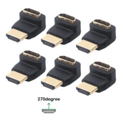 270 Degree HDMI Adapter VCELINK -VCELINK SHOP AD005B 6Pack