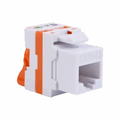 Toolless Cat6a Twist Keystone Jack, Unshielded VCELINK
