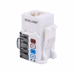 Cat5e Unshielded Punch-down Keystone Jack VCELINK -VCELINK SHOP C263 5E Angle 1