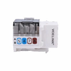 Cat6 Unshielded Punch-down Keystone Jack VCELINK -VCELINK SHOP C263 C6 Detail 1