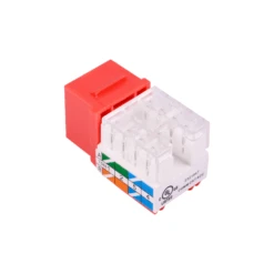 UL Listed Cat6 Keystone Jack VCELINK -VCELINK SHOP C265RD 6 Angle2