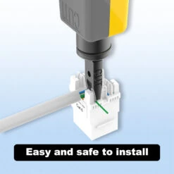 Bulk RJ45 Cat6 Punch Down Keystone Jack VCLEINK 18 Bulk RJ45 Cat6 Punch Down Keystone Jack VCLEINK -VCELINK SHOP C267 8