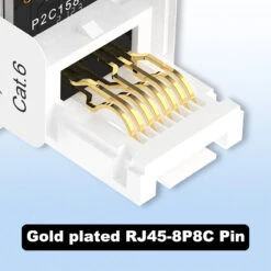 Bulk RJ45 Cat6 Punch Down Keystone Jack VCLEINK 19 Bulk RJ45 Cat6 Punch Down Keystone Jack VCLEINK -VCELINK SHOP C267 9