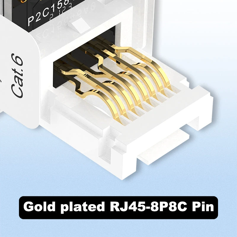 Bulk RJ45 Cat6 Punch Down Keystone Jack VCLEINK 11 Bulk RJ45 Cat6 Punch Down Keystone Jack VCLEINK - Image 9