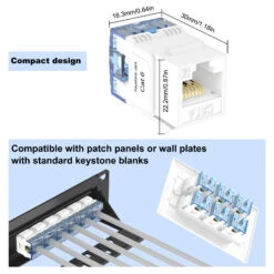 Cat6 Punch Down Keystone Jack VCELINK -VCELINK SHOP C267 380ddb83 53d9 4055 bb2f 1ca0f7462a99