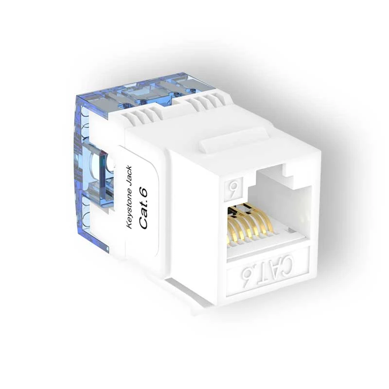 Bulk RJ45 Cat6 Punch Down Keystone Jack VCLEINK 3 Bulk RJ45 Cat6 Punch Down Keystone Jack VCLEINK