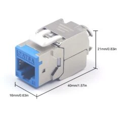 RJ45 Toolless Cat6a Keystone Jacks 180-Degree VCELINK -VCELINK SHOP Colorful Keystone Jack M603 6