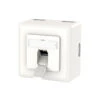 German-style Single Port RJ45 Faceplate VCELINK -VCELINK SHOP DE07WT 1