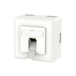 German-style Single Port RJ45 Faceplate VCELINK