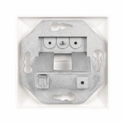 German-style 1-Port Keystone Faceplate VCELINK -VCELINK SHOP DE08WT Back
