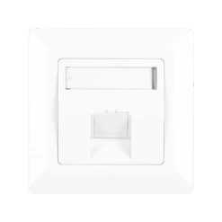 German-style 1-Port Keystone Faceplate VCELINK