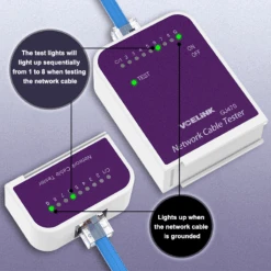 RJ45 LAN Tester VCELINK -VCELINK SHOP GJ470 6