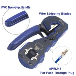 RJ45 Pass Through Crimper VCELINK -VCELINK SHOP GJ670BL 17 1