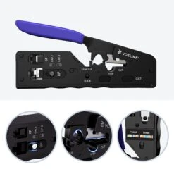 Pass Through RJ45 Crimper VCELINK -VCELINK SHOP GJ671BL upgrade version