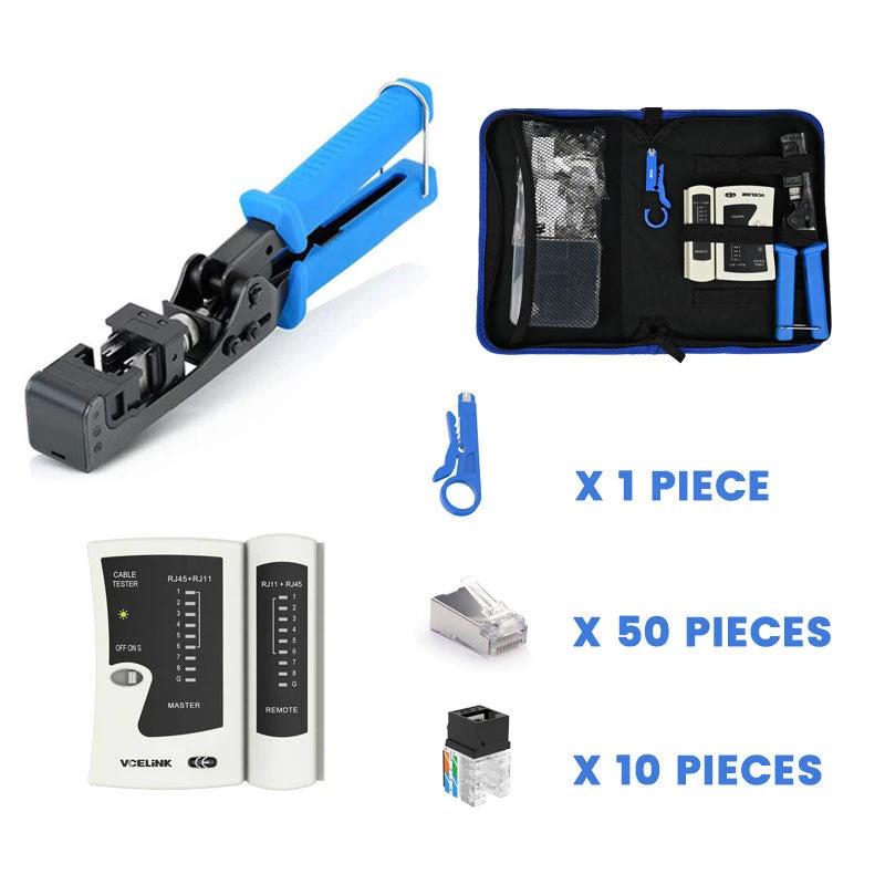 Speed Termination Tool With Cat6 Modules VCELINK 3 Speed Termination Tool With Cat6 Modules VCELINK