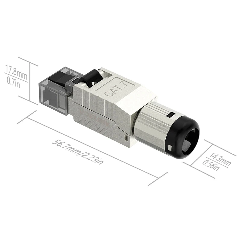 Cat7 Toolless RJ45 Connectors VCELINK 5 Cat7 Toolless RJ45 Connectors VCELINK - Image 3