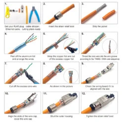 Cat7 Toolless RJ45 Connectors VCELINK 19 Cat7 Toolless RJ45 Connectors VCELINK -VCELINK SHOP KJ19 C7 9