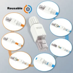 Bulk RJ45 Cat6a Toolless Plug VCELINK -VCELINK SHOP KJ22 6A 10