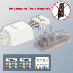 Bulk RJ45 Cat6a Toolless Plug VCELINK