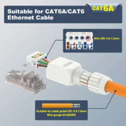 Cat6a RJ45 Toolless Connector VCELINK -VCELINK SHOP KJ22 6A 5 f39db7f3 0da1 4721 aae2 f2f9f0687f61