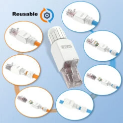 Wholesale RJ45 Tool Less Cat6 Plug VCELINK -VCELINK SHOP KJ22 C6 10 bdfbd257 93c1 4080 935c f350f7538515