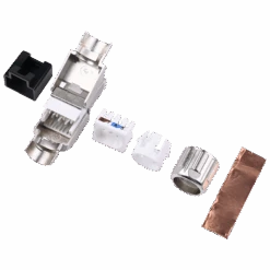 Compact Toolless Cat6a Shielded Connectors VCELINK -VCELINK SHOP KJ31 6A Angle 2