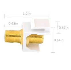 RG6 Coax Keystone Jack Insert VCELINK -VCELINK SHOP KS03 3G 3 3 5