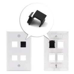 Blank Keystone Jack VCELINK 12 Blank Keystone Jack VCELINK -VCELINK SHOP KS04BK 20P 6