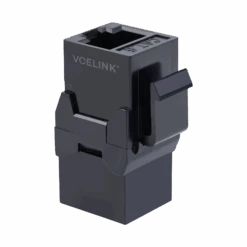 Cat6 Ethernet Keystone Coupler VCELINK -VCELINK SHOP M223BK C6 Angle 1