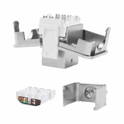 Cat6a STP Keystone Jack With Integrated Braided Shielding VCELINK -VCELINK SHOP M607 6A Angle 2