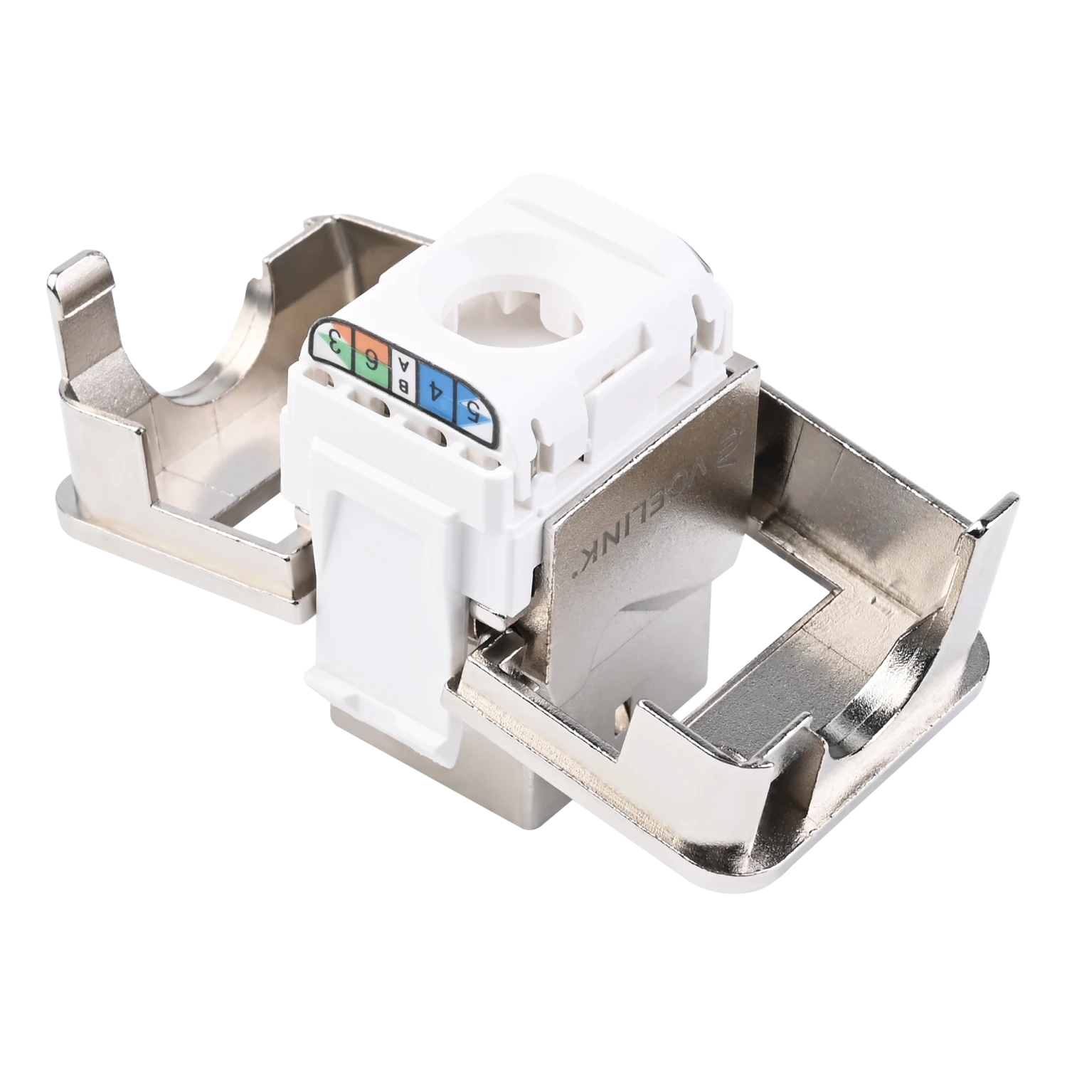 Cat7 STP Keystone Jack With Integrated Braided Shielding VCELINK 7 Cat7 STP Keystone Jack With Integrated Braided Shielding VCELINK - Image 5