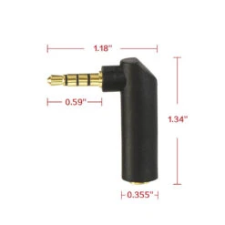 3.5 Mm Right Angle Adapter VCELINK -VCELINK SHOP MC424 5P US2