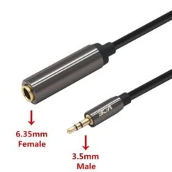 TRS To TRS Cable VCELINK -VCELINK SHOP Male to Female Audio Jack Adapter3