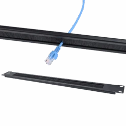 1U Pass Through Brush Panel VCELINK -VCELINK SHOP P185MS Angle 1