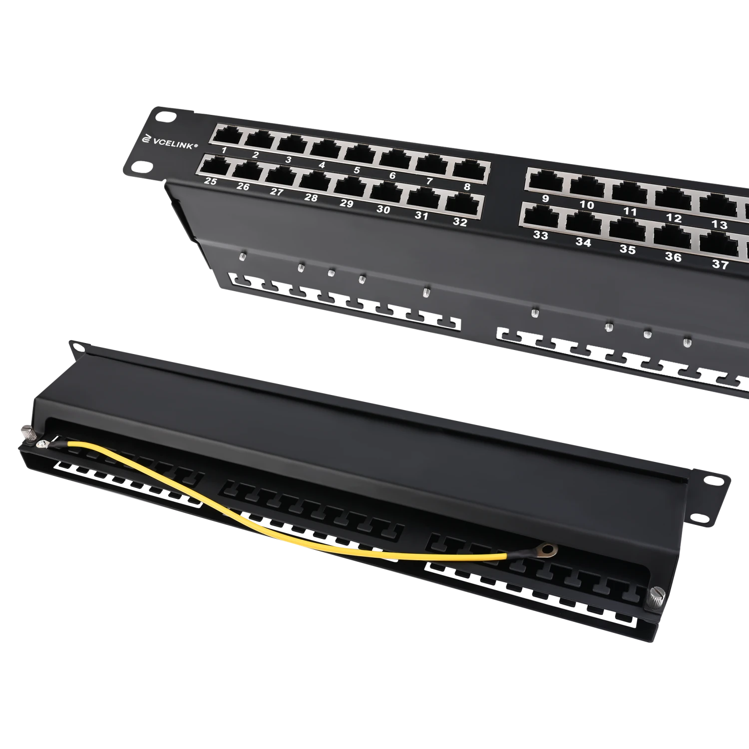 48-port Cat5e Shielded Patch Panel, 1U VCELINK 4 48-port Cat5e Shielded Patch Panel, 1U VCELINK - Image 2