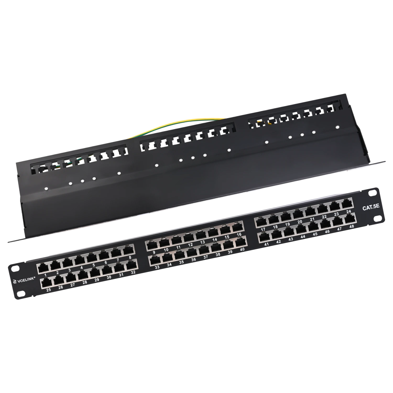 48-port Cat5e Shielded Patch Panel, 1U VCELINK 6 48-port Cat5e Shielded Patch Panel, 1U VCELINK - Image 4