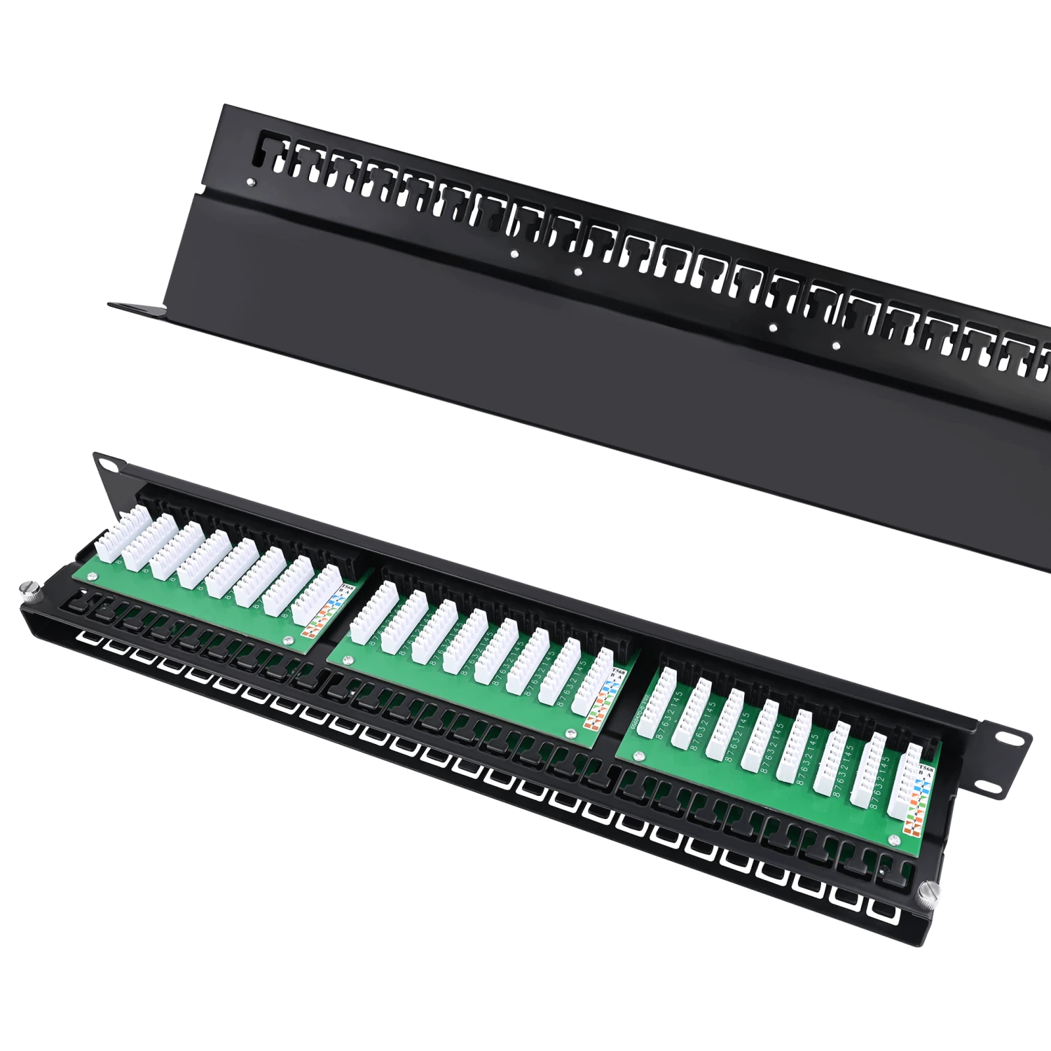 High-density 48 Port Cat5e UTP Patch Panel VCELINK 5 High-density 48 Port Cat5e UTP Patch Panel VCELINK - Image 3