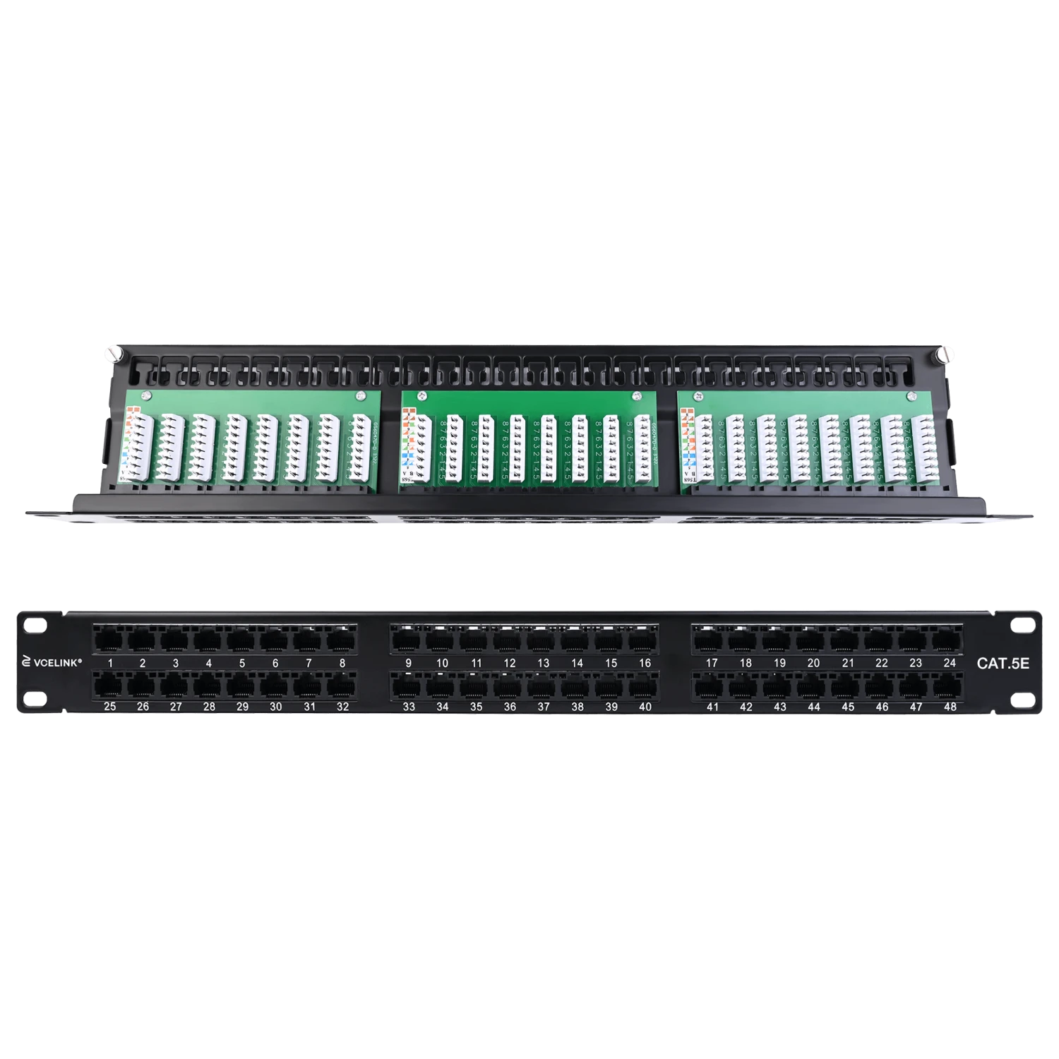 High-density 48 Port Cat5e UTP Patch Panel VCELINK 7 High-density 48 Port Cat5e UTP Patch Panel VCELINK - Image 5