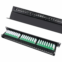 High-density 48 Port Cat6 UTP Patch Panel VCELINK -VCELINK SHOP P188U C6 Angle 2