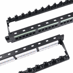 24 Port Cat6 UTP 110 Patch Panel VCELINK -VCELINK SHOP P189LX Angle 1